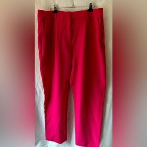 Old Navy W XL Pink Extra High-Rise Taylor Trouser Berry Fine Straight Leg Pants